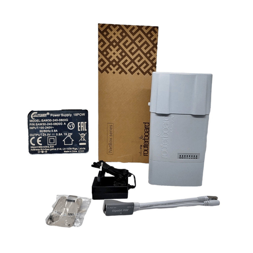 Shop Fiber | MIKROTIK ROUTERBOARD RB911G-5HPACD-NB NETBOX-5